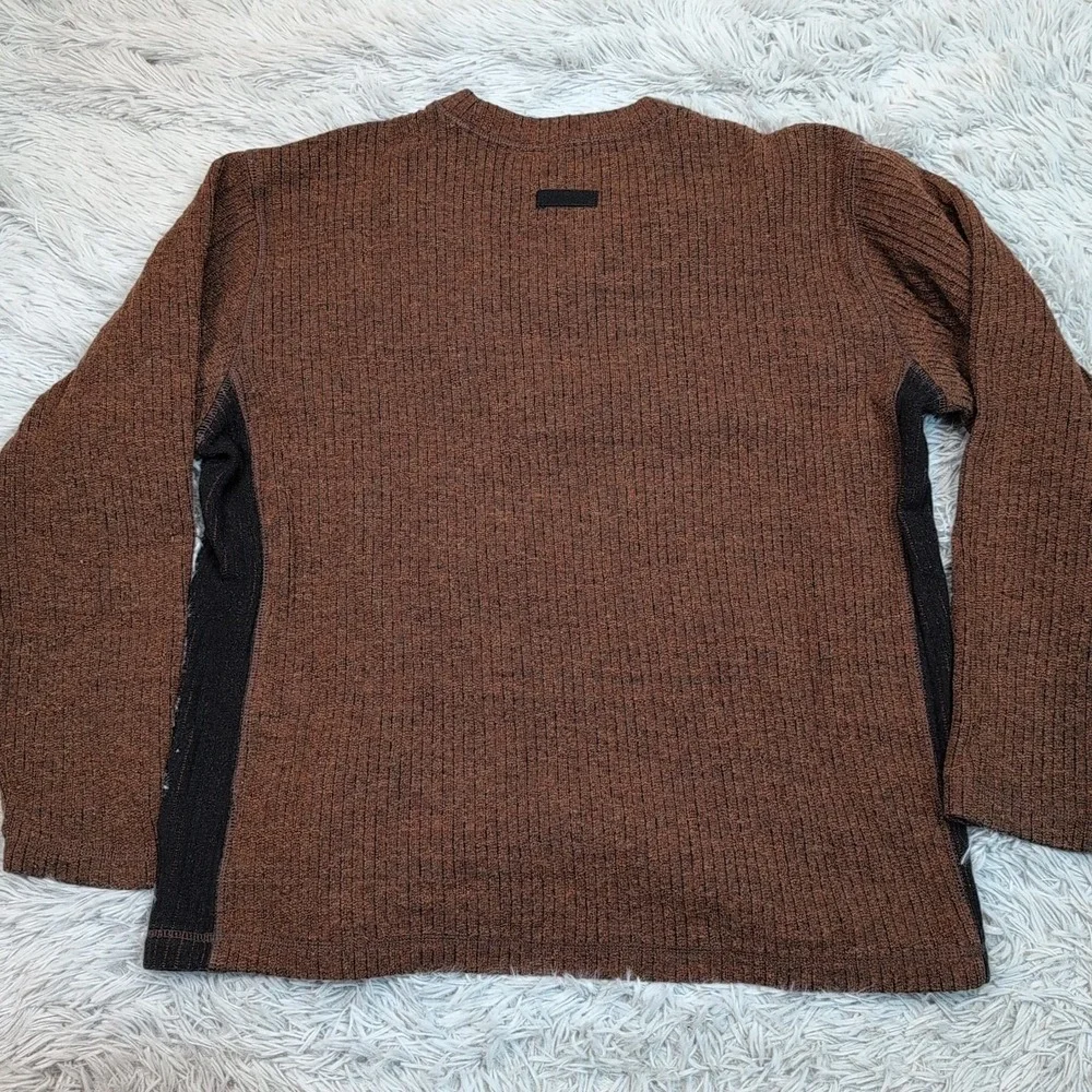 Vintage Royal Robbins Sweater Mens L Brown Wool Blend Preppy Casual‎ Comfort